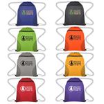 JH3180 Courtside Drawstring Sports Pack with Custom Imprint